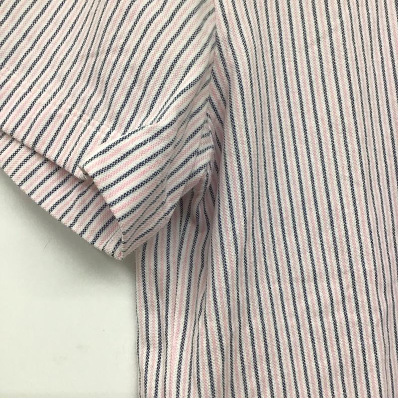 ポールスミス Paul Smith シャツ、ブラウス 半袖 半袖シャツ ストライプシャツ ボタンダウンシャツ M ストライプ マルチカラー / マルチカラー /  メンズ USED 古着 中古 10144188