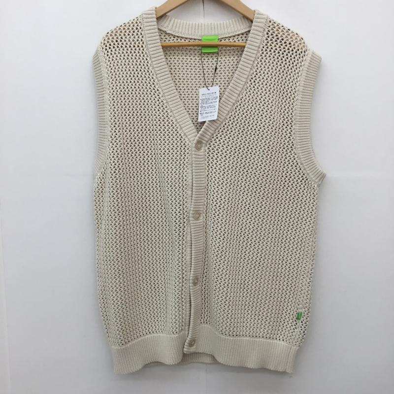 ハフ HUF ベスト ベスト L 無地 ベージュ / ベージュ /  メンズ USED 古着 中古 10144219