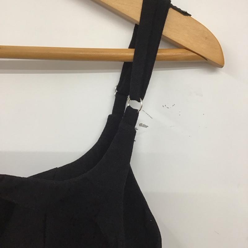 ザラ ZARA ワンピース ミニスカート S 無地 黒 / ブラック /  レディース USED 古着 中古 10144225