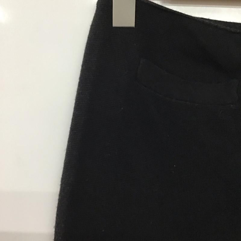 マウジー MOUSSY スカート ロングスカート 010aas70-6170 FRONT BUTTON KNIT SKIRT 1 無地 黒 / ブラック /  レディース USED 古着 中古 10144229