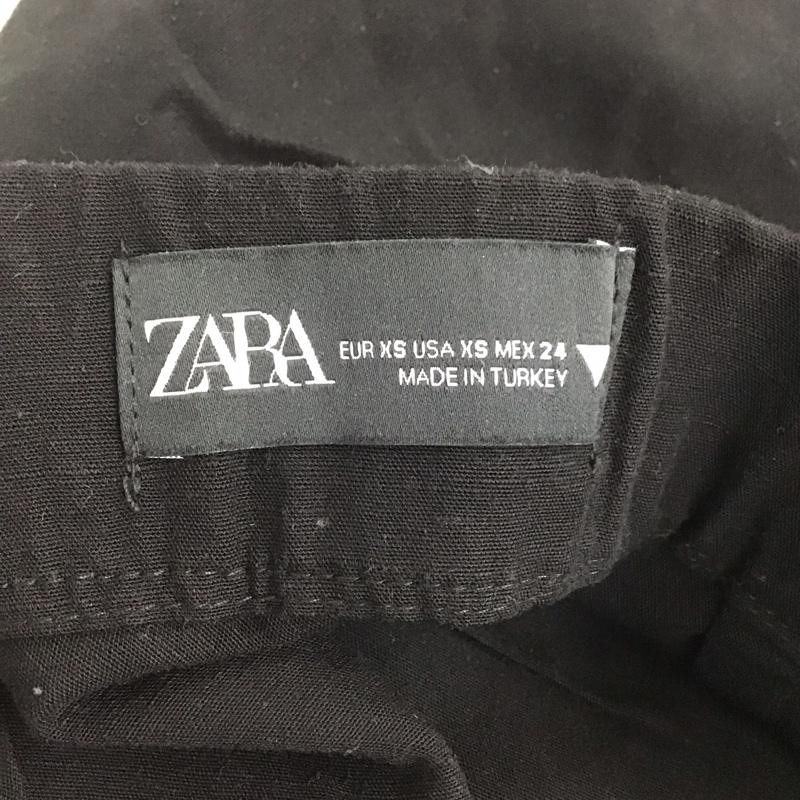 ザラ ZARA スカート ミニスカート XS 無地 黒 / ブラック /  レディース USED 古着 中古 10144232