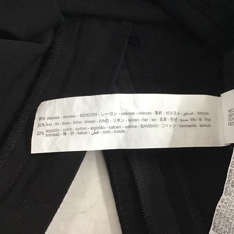 ザラ ZARA スカート ミニスカート XS 無地 黒 / ブラック /  レディース USED 古着 中古 10144232