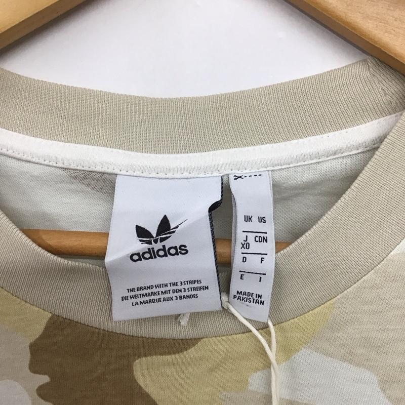 アディダス adidas カットソー 長袖 ed6967 カモフラージュT プリントTシャツ 長袖カットソー カモフラージュ柄・迷彩 ベージュ / ベージュ /  メンズ USED 古着 中古 10144242