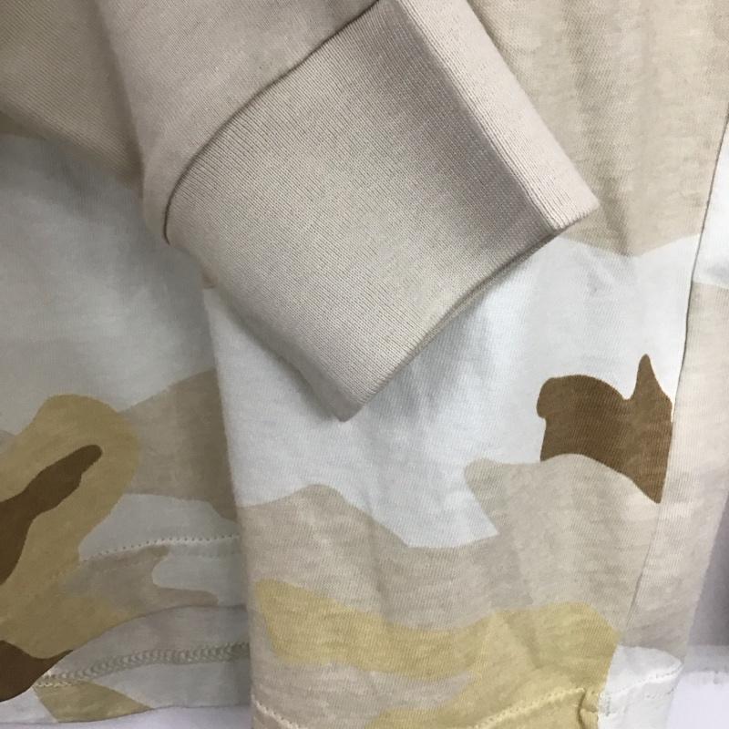 アディダス adidas カットソー 長袖 ed6967 カモフラージュT プリントTシャツ 長袖カットソー カモフラージュ柄・迷彩 ベージュ / ベージュ /  メンズ USED 古着 中古 10144242