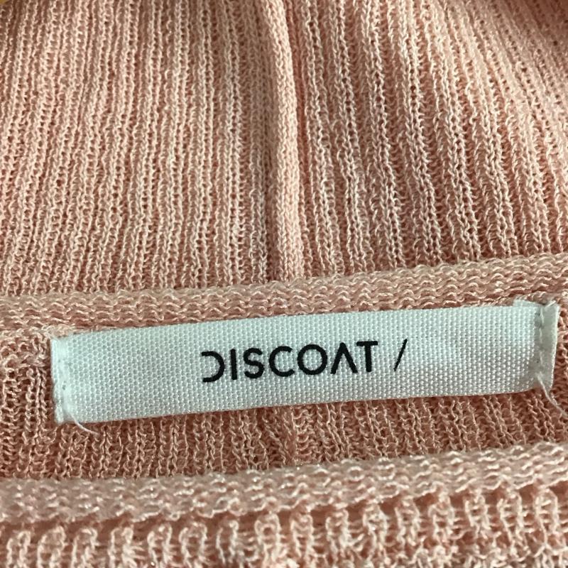 ディスコート Discoat カットソー 長袖 FREE 無地 桃 / ピンク /  レディース USED 古着 中古 10144262