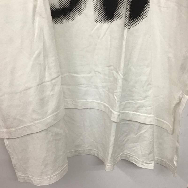 オズモーシス OSMOSIS カットソー 半袖 ONE SIZE ロゴ、文字 X プリント 白 / ホワイト /  レディース USED 古着 中古 10144266