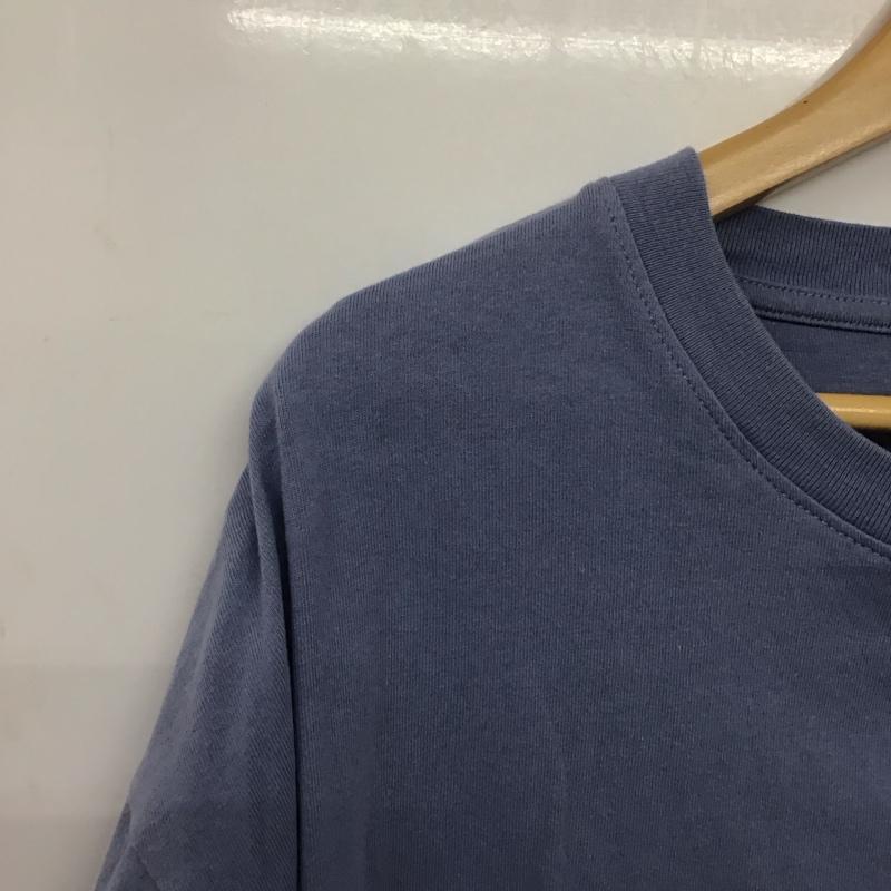 ニコアンド niko and... Tシャツ 半袖 L プリント 水色 / ライトブルー /  レディース USED 古着 中古 10144281