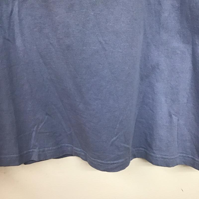 ニコアンド niko and... Tシャツ 半袖 L プリント 水色 / ライトブルー /  レディース USED 古着 中古 10144281