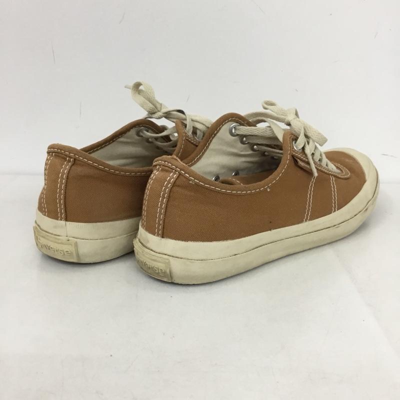 コンバース CONVERSE スニーカー スニーカー 1SC527 BIG C TS OX 24cm 24.0cm ロゴ、文字 茶 / ブラウン /  レディース USED 古着 中古 10144353