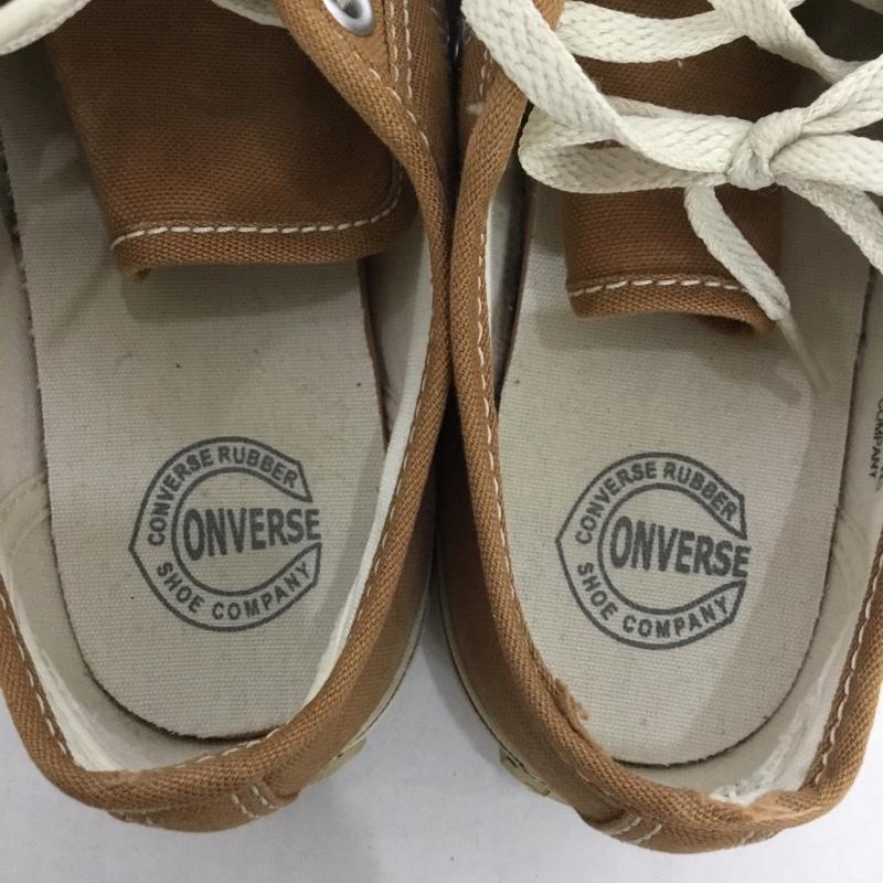 コンバース CONVERSE スニーカー スニーカー 1SC527 BIG C TS OX 24cm 24.0cm ロゴ、文字 茶 / ブラウン /  レディース USED 古着 中古 10144353