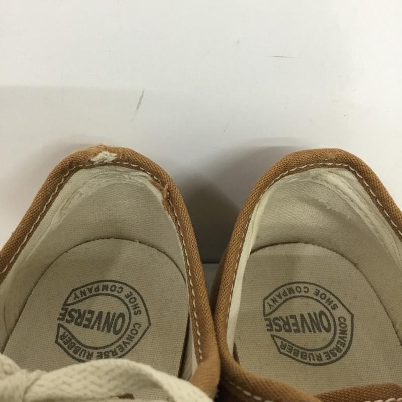 コンバース CONVERSE スニーカー スニーカー 1SC527 BIG C TS OX 24cm 24.0cm ロゴ、文字 茶 / ブラウン /  レディース USED 古着 中古 10144353