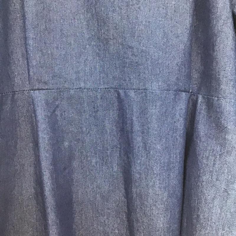 マジェスティックレゴン MAJESTIC LEGON ワンピース ロングスカート 1022061120 レディシルエットロングワンピ デニム マーメイド M 無地 紺 / ネイビー /  レディース USED 古着 中古 10144363