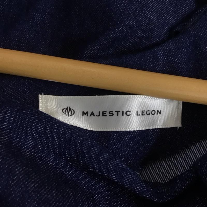 マジェスティックレゴン MAJESTIC LEGON ワンピース ロングスカート 1022061120 レディシルエットロングワンピ デニム マーメイド M 無地 紺 / ネイビー /  レディース USED 古着 中古 10144363