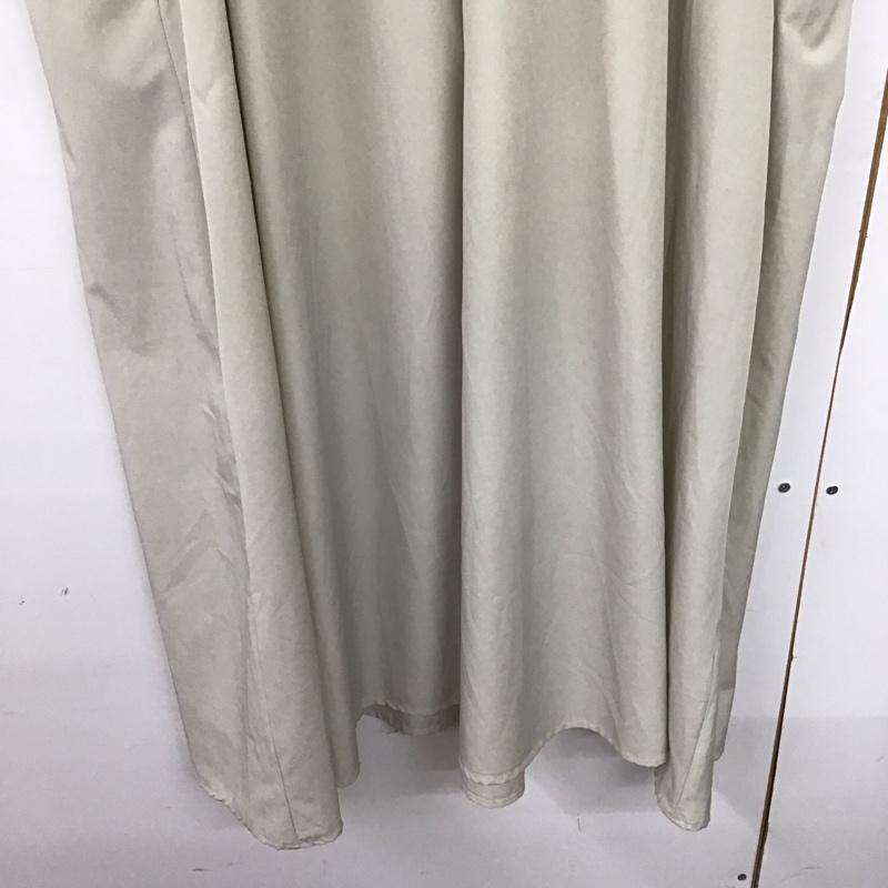オズモーシス OSMOSIS ワンピース ロングスカート 593010-9030 バックギャザーワンピース 半袖 ドロスト ONE SIZE 無地 アイボリー / アイボリー /  レディース USED 古着 中古 10144374