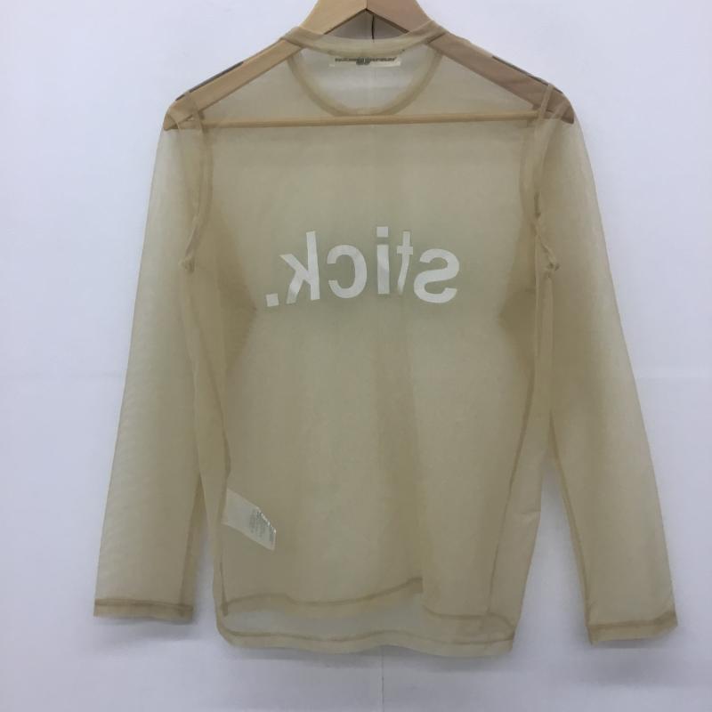 ゴールデングース GOLDEN GOOSE カットソー 長袖 S ロゴ、文字 ベージュ / ベージュ /  レディース USED 古着 中古 10144387