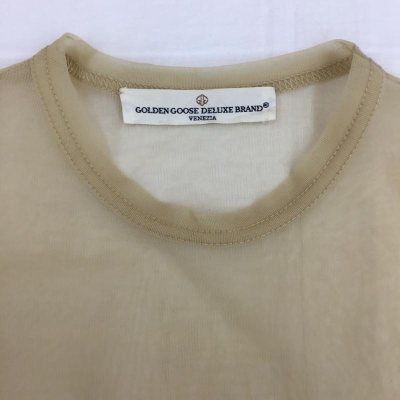 ゴールデングース GOLDEN GOOSE カットソー 長袖 S ロゴ、文字 ベージュ / ベージュ /  レディース USED 古着 中古 10144387