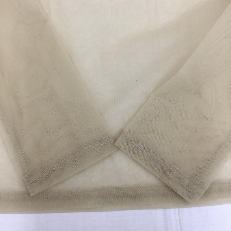 ゴールデングース GOLDEN GOOSE カットソー 長袖 S ロゴ、文字 ベージュ / ベージュ /  レディース USED 古着 中古 10144387