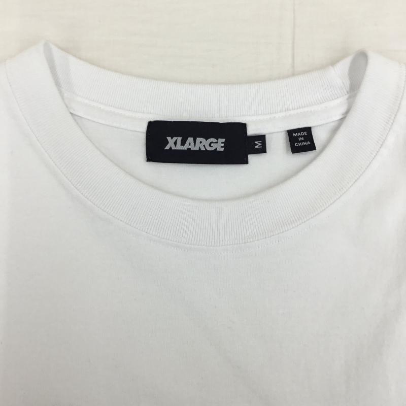 エクストララージ XLARGE Tシャツ 半袖 M プリント 白 / ホワイト /  メンズ USED 古着 中古 10144399