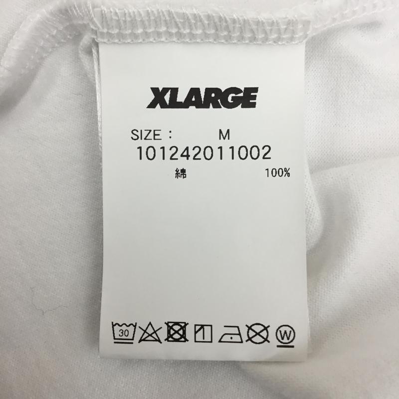 エクストララージ XLARGE Tシャツ 半袖 M プリント 白 / ホワイト /  メンズ USED 古着 中古 10144399