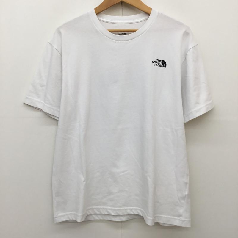 ザノースフェイス THE NORTH FACE Tシャツ 半袖 NT32202X M ロゴ、文字 白 / ホワイト /  メンズ USED 古着 中古 10144403