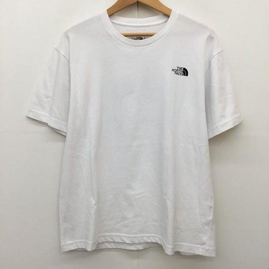 ザノースフェイス THE NORTH FACE Tシャツ 半袖 NT32202X M ロゴ、文字 白 / ホワイト /  メンズ USED 古着 中古 10144403