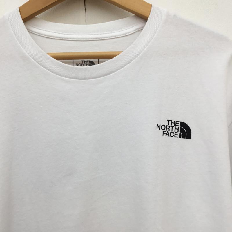 ザノースフェイス THE NORTH FACE Tシャツ 半袖 NT32202X M ロゴ、文字 白 / ホワイト /  メンズ USED 古着 中古 10144403