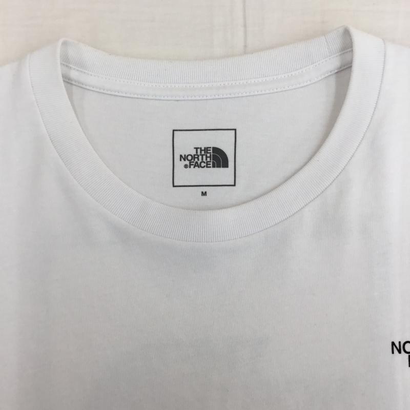 ザノースフェイス THE NORTH FACE Tシャツ 半袖 NT32202X M ロゴ、文字 白 / ホワイト /  メンズ USED 古着 中古 10144403