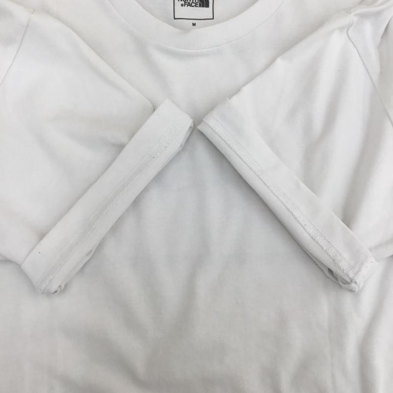 ザノースフェイス THE NORTH FACE Tシャツ 半袖 NT32202X M ロゴ、文字 白 / ホワイト /  メンズ USED 古着 中古 10144403