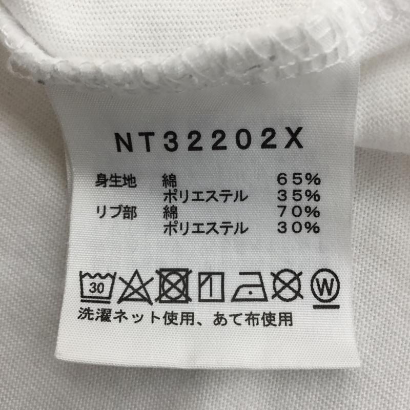 ザノースフェイス THE NORTH FACE Tシャツ 半袖 NT32202X M ロゴ、文字 白 / ホワイト /  メンズ USED 古着 中古 10144403