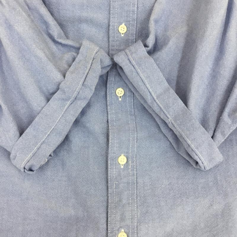 チャップス CHAPS シャツ、ブラウス 半袖 XL 刺繍 X ワンポイント 青 / ブルー /  メンズ USED 古着 中古 10144406