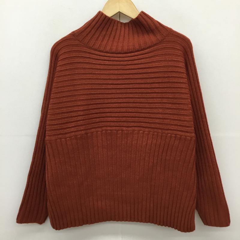 ロペピクニック ROPE  PICNIC ニット、セーター 長袖 GDM-59100 40 無地 橙 / オレンジ /  レディース USED 古着 中古 10144410