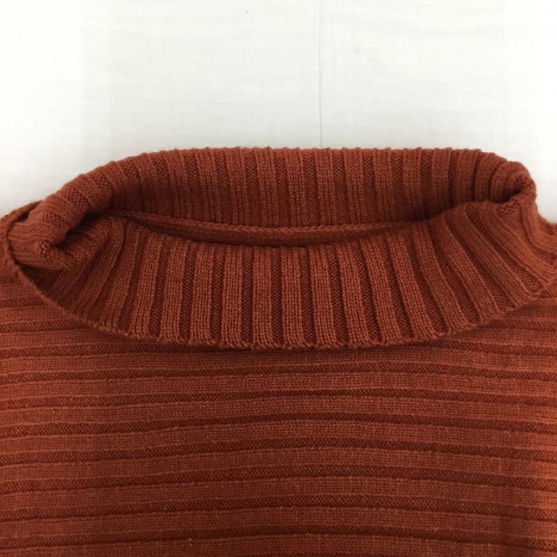 ロペピクニック ROPE  PICNIC ニット、セーター 長袖 GDM-59100 40 無地 橙 / オレンジ /  レディース USED 古着 中古 10144410