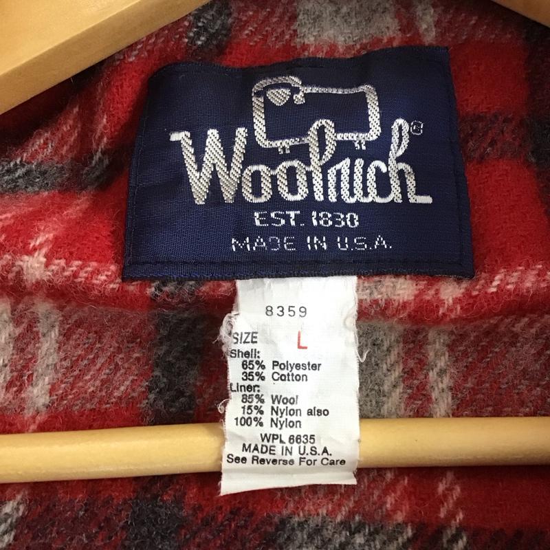 ウールリッチ WOOLRICH ジャケット、上着 ジャケット、ブレザー ジップアップジャケット アウター 古着 L 無地 赤 / レッド /  メンズ USED 古着 中古 10144451