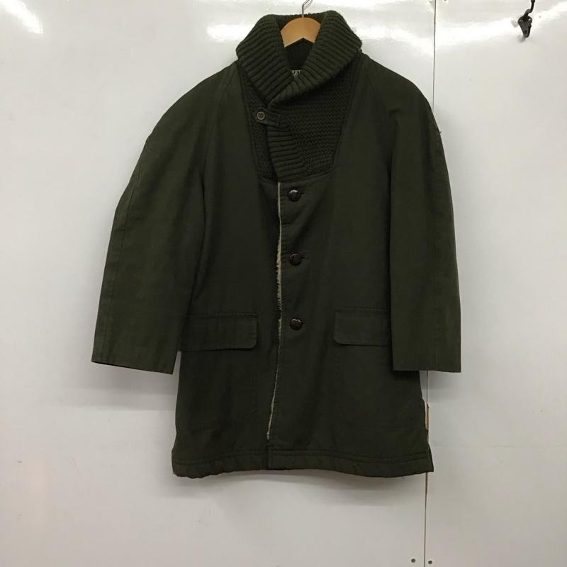 古着 USED ジャケット、上着 ジャンパー、ブルゾン カジュアルジャケット アウター フロントボタン 無地 カーキ / カーキ /  メンズ USED 古着 中古 10144455