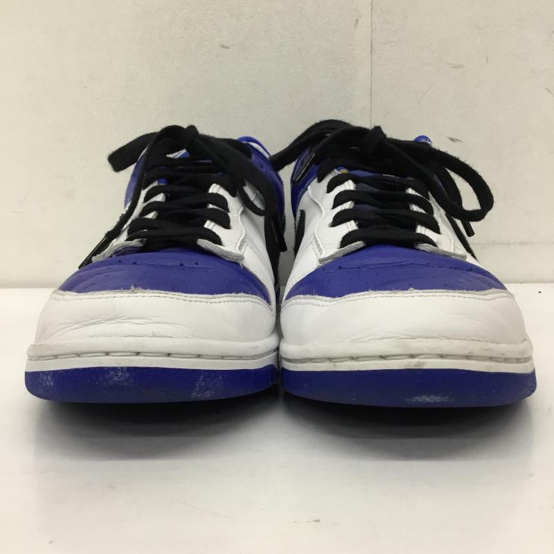 ナイキ NIKE スニーカー スニーカー D07413-991 DUNK LOW BY YOU 28.0cm ロゴ、文字 白 / ホワイト / X 青 / ブルー / X 黒 / ブラック /  メンズ USED 古着 中古 10144459