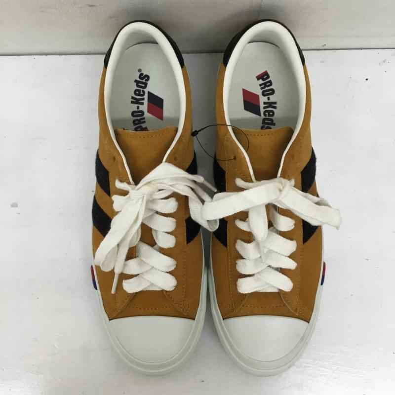 プロケッズ PRO-Keds スニーカー スニーカー PN1021 ロイヤルプラス スエード ロー 28.0cm ワンポイント 黒 / ブラック / X 茶 / ブラウン /  メンズ USED 古着 中古 10144466