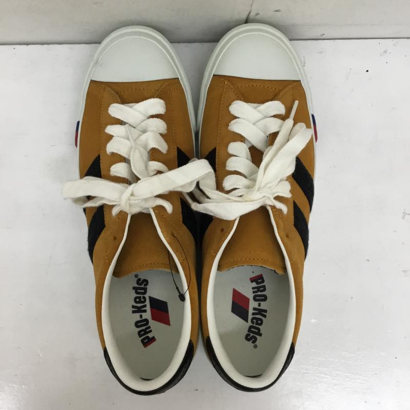 プロケッズ PRO-Keds スニーカー スニーカー PN1021 ロイヤルプラス スエード ロー 28.0cm ワンポイント 黒 / ブラック / X 茶 / ブラウン /  メンズ USED 古着 中古 10144466