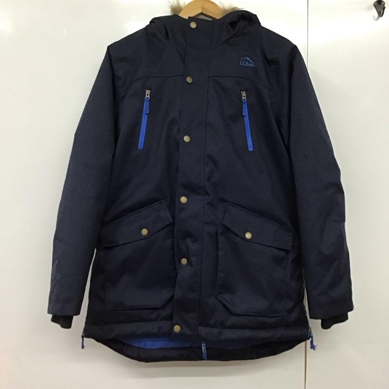 エルエルビーン L.L.Bean ジャケット、上着 ジャンパー、ブルゾン ジップアップジャケット アウター パーカージャケット XL 無地 紺 / ネイビー /  メンズ USED 古着 中古 10144473