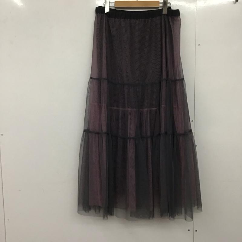 ページボーイ PAGEBOY スカート ロングスカート チュールスカート FREE 無地 マルチカラー / マルチカラー /  レディース USED 古着 中古 10144527