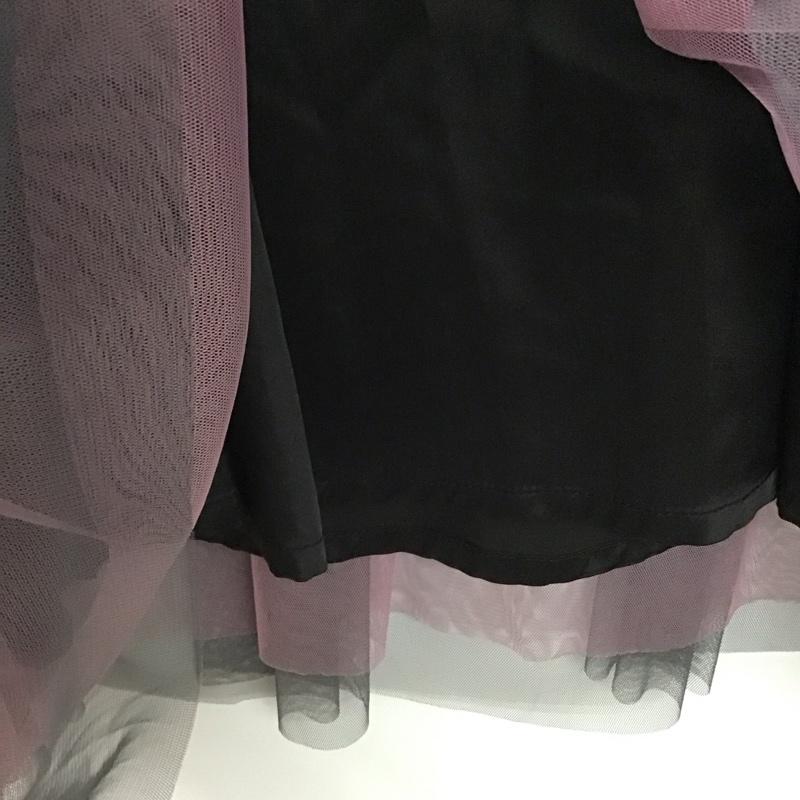 ページボーイ PAGEBOY スカート ロングスカート チュールスカート FREE 無地 マルチカラー / マルチカラー /  レディース USED 古着 中古 10144527