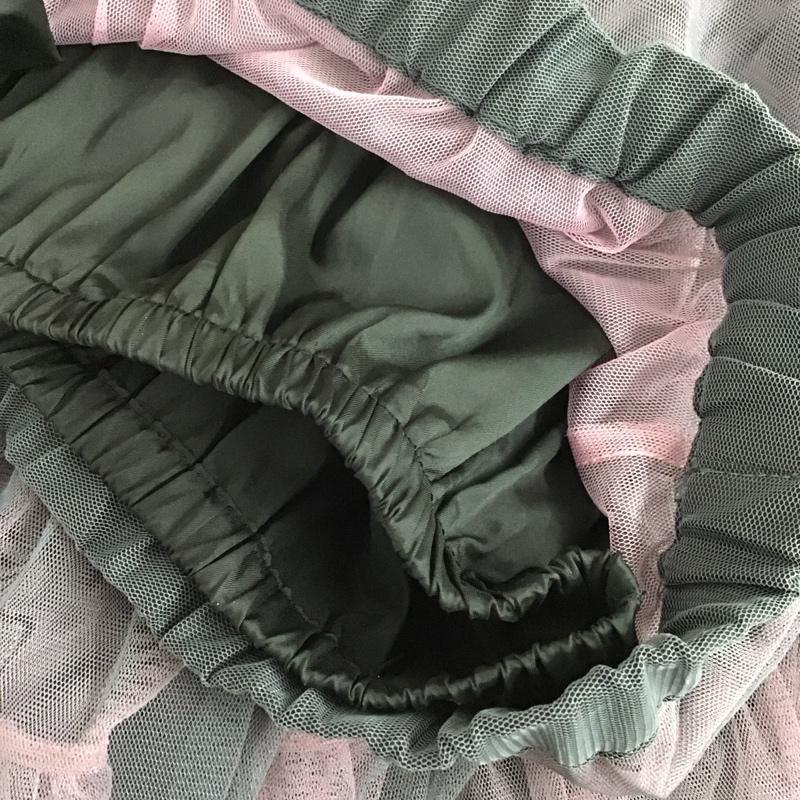 ページボーイ PAGEBOY スカート ロングスカート チュールスカート FREE 無地 マルチカラー / マルチカラー /  レディース USED 古着 中古 10144527