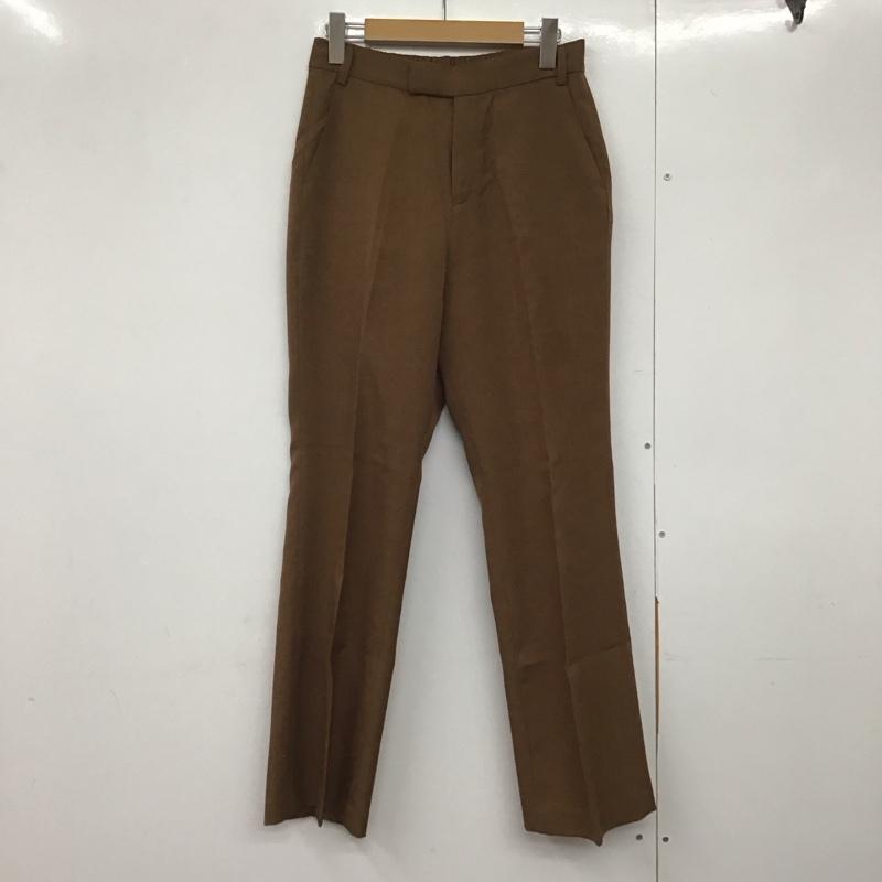 ローリーズファーム LOWRYS FARM パンツ スラックス L 無地 茶 / ブラウン /  レディース USED 古着 中古 10144530