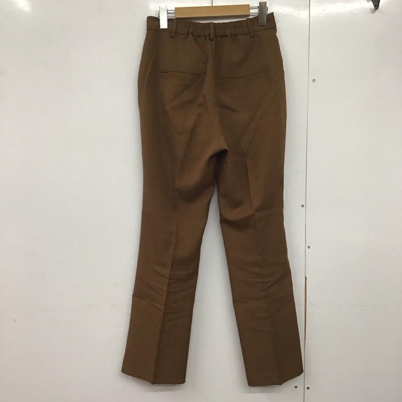 ローリーズファーム LOWRYS FARM パンツ スラックス L 無地 茶 / ブラウン /  レディース USED 古着 中古 10144530