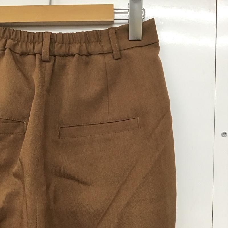 ローリーズファーム LOWRYS FARM パンツ スラックス L 無地 茶 / ブラウン /  レディース USED 古着 中古 10144530