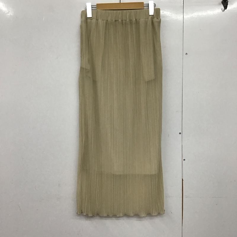 ローリーズファーム LOWRYS FARM スカート ロングスカート FREE 無地 アイボリー / アイボリー /  レディース USED 古着 中古 10144531