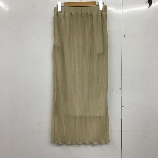 ローリーズファーム LOWRYS FARM スカート ロングスカート FREE 無地 アイボリー / アイボリー /  レディース USED 古着 中古 10144531