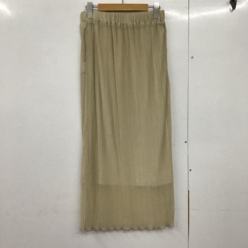 ローリーズファーム LOWRYS FARM スカート ロングスカート FREE 無地 アイボリー / アイボリー /  レディース USED 古着 中古 10144531