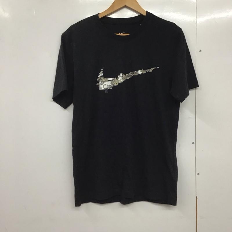 ナイキ NIKE Tシャツ 半袖 dd0796-010 OCシーズナルFRANスウッシュ プリントTシャツ M ロゴ、文字 黒 / ブラック /  メンズ USED 古着 中古 10144567
