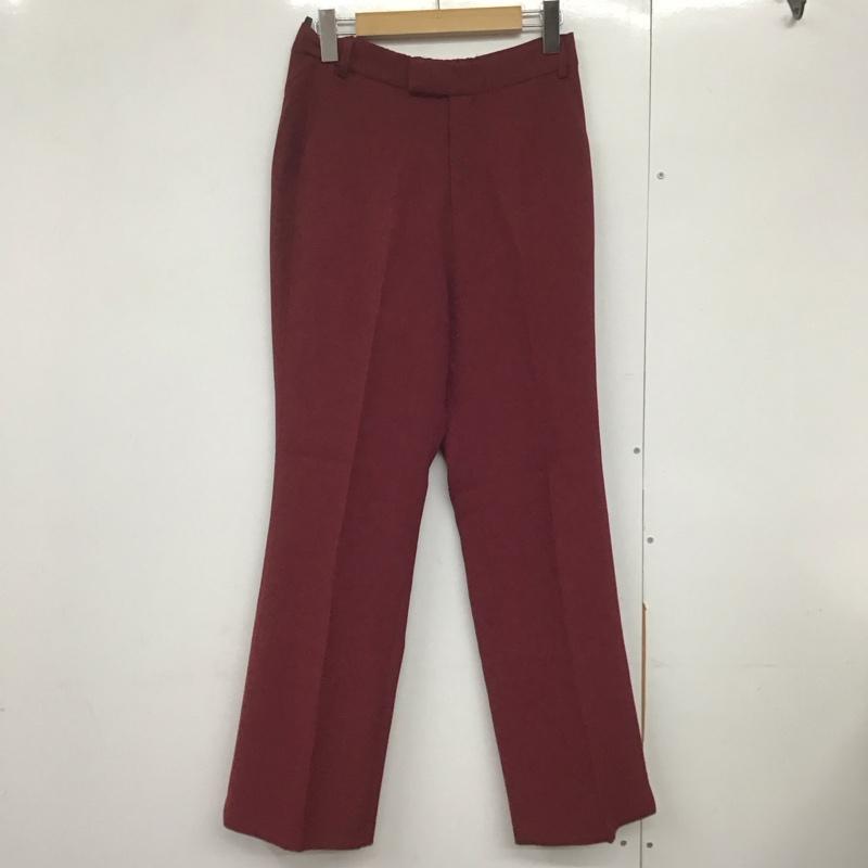 ローリーズファーム LOWRYS FARM パンツ スラックス L 無地 えんじ / ワインレッド /  レディース USED 古着 中古 10144571