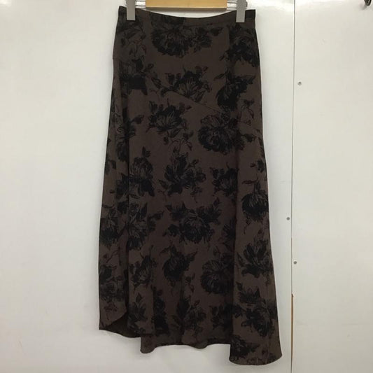 アパートバイローリーズ apart by lowrys スカート ロングスカート L 総柄 茶 / ブラウン /  レディース USED 古着 中古 10144580